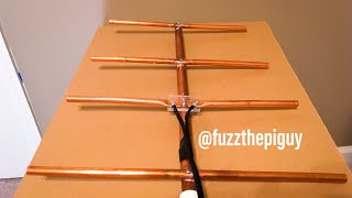 Four Element Yagi Antenna For Ham Radio 70cm Band [upl. by Simpson]