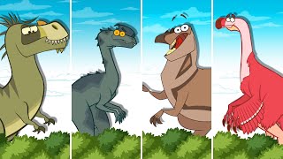 Dinosaur  La Vie Des Dinosaures Sinornithoides  Dessins Animés En Français [upl. by Oikim]