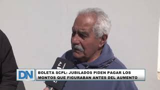 BOLETA SCPL JUBILADOS PIDEN PAGAR LOS MONTOS QUE FIGURABAN ANTES DEL AUMENTO [upl. by Sillihp]