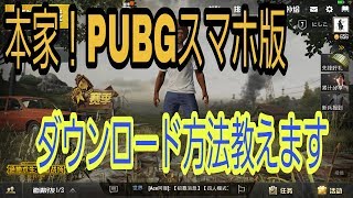 ダウンロードの仕方わからない方、教えますAndroidのみ【スマホ版PUBG】 [upl. by Ainolopa568]