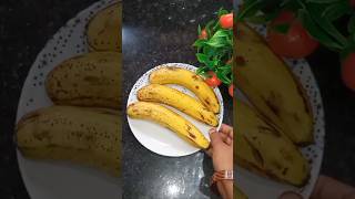 Easy dessert recipeBanana dessert recipekele ki reciperecipedessertcookingtrendinglatesttips [upl. by Oicneconi]