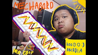 UNBOXING KOODO ARCADIA MECHANICAL KEYBOARD MURAH 68 GATERON SWITCH [upl. by Milman]