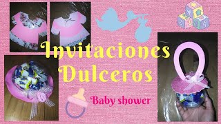 DIY😍Mini dulceros para quotBaby Showerquot invitaciones 💌🤰 [upl. by Telimay79]