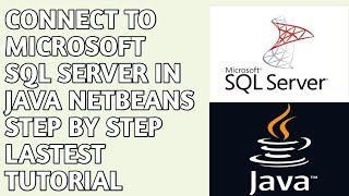 JDBC Java Connect Microsoft SQL Server  Connect MSSQL Server Java  JDBC in Java [upl. by Nerol]