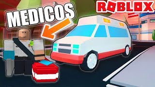 LOS MÉDICOS LLEGAN A JAILBREAK ❌😱  ROBLOX [upl. by Nonac876]