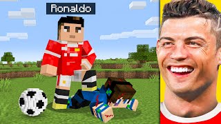 I Fooled my Friend as RONALDO in Minecraft [upl. by Connelley49]