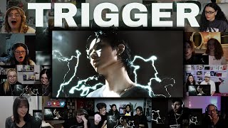 THE BOYZ더보이즈 TRIGGER 導火線 MV Reaction Mashup 4K [upl. by Yanahc]