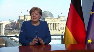 Coronavirus TV speech by Angela Merkel the Chancellor of Germany  ENGLISH translated 19032020 [upl. by Nwad]