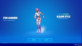 How To Get Slalom Style Emote For FREE Fortnite [upl. by Nnyleak296]