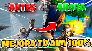 COMO MEJORAR TU PUNTERIA EN FORTNITE 100 [upl. by Lynnette]