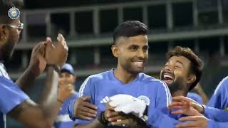 team India fielding practice ahead of T20 series against Sri Lanka [upl. by Phylis]