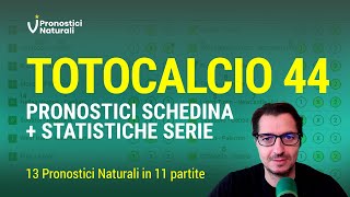 Totocalcio Natalizio Tutte i Pronostici in Schedina  Statistiche Pronostici Naturali [upl. by Akinar]