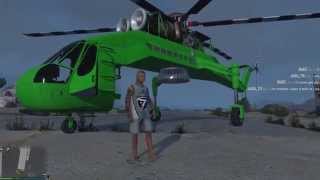 GTA 5 Online magnet helicopter  SKYLIFT [upl. by Notnilc]