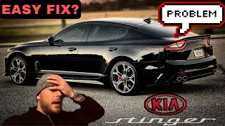 COMMON ISSUE with the KIA STINGER [upl. by Dysart878]