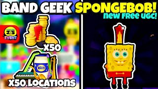 Band Geek Spongebob MORPH Roblox  SpongeBob Simulator [upl. by Adnilema386]