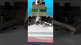 Detailed explanation of the working principle of the round tube punching machine [upl. by Enailil]