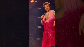 Harry Styles Gets Startled by Fans Scream at Concert 😂 shorts harrystyles celebrity [upl. by Alfie]