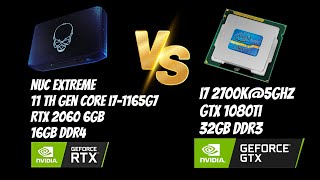 Black Myth Wukong NUC Extreme i7  RTX 2060 VS Overclocked 2700K  GTX1080Ti 4K Shootout [upl. by Dibri]