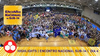 Highlights  Encontro Nacional de Andebol sub14  Dia 4 [upl. by Aniale]