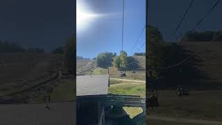 Hemlock Riblet double ￼￼￼ scenic chairlift ride at Boyne Hountain ￼￼￼￼ [upl. by Ahsinad694]