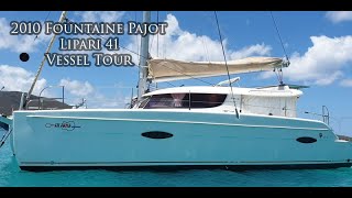 Fountaine Pajot Lipari 41 Vessel Tour [upl. by Cartwright]