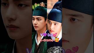 Kdrama 2 Handsome idols V and DO🥰😍❤️ kdrama bts kpop exo btsarmy exotic btsv êxodo exodo [upl. by Anetsirhc]