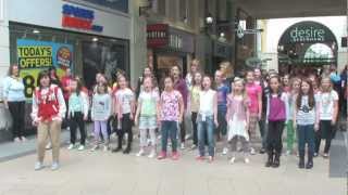 FLASHMOB at FAIRHILL  Northern Ireland  Barazina Youth Choir June 2012 [upl. by Koppel]