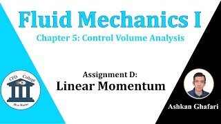 Fluid Mechanics Linear Momentum Equation Problems  Chapter 5  Assignment D [upl. by Atonsah]