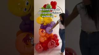 Decoración con GLOBOS INTENSAMENTE  DIY [upl. by Ttennej]