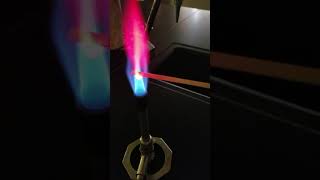 Strontium Chloride SrCl2 Flame Test [upl. by Ahsiyk]