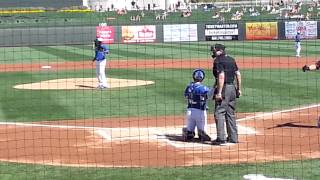 Yordano Ventura Ks Angel Pagan in Spring Training [upl. by Wake]