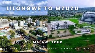 Malawi Cities Tour  Lilongwe to Mzuzu  The way from Lilongwe city to Mzuzu City 2024 [upl. by Nye]