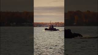 kehoe tugboat fall autumn construction lake river [upl. by Nemad]