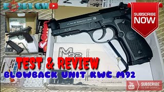 AIRSOFT CO2 KWC BERETTA M92 FULL AUTO [upl. by Halona]