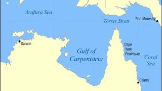 Gulf of Carpentaria  Wikipedia audio article [upl. by Enelyahs]