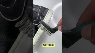 How to clean jordan 1s midsole this method even removes yellowing [upl. by Lisab]