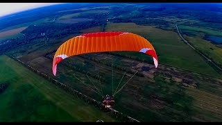 Полет на парамоторах Sky Paragliders ZBlade Scout Sky Country Аэростат [upl. by Dodge346]