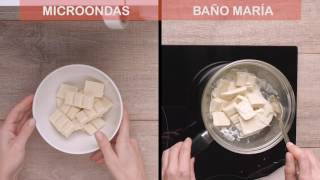 🍫 Cómo Fundir Chocolate Blanco Nestlé Postres [upl. by Eihs]