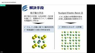 逆ペロブスカイト型複合アニオン化合物におけるイオン伝導 [upl. by Aryad]