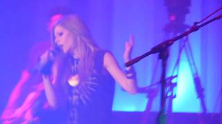 Avril Lavigne What The Hell Sk8er Boi The Black Star Tour Live in Singapore Concert 2011 [upl. by Ellevehs]