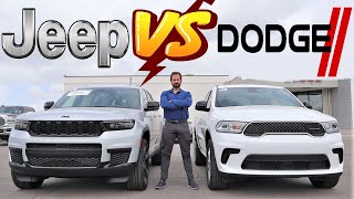 2023 Jeep Grand Cherokee L Vs 2023 Dodge Durango Which Is The Better Value [upl. by Pierce]