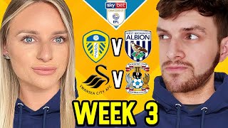 CHAMPIONSHIP PREDICTIONS WEEK 3 [upl. by Anna-Diane]