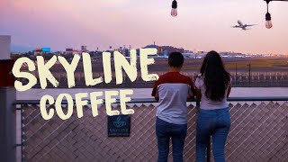 CAFETERÍA con VISTA al AEROPUERTO en la CDMX  Skyline Coffee  Todo por Descubrir [upl. by Yennek]