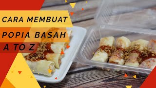 Cara Penyediaan kuih popia basah AZ  idea jualan [upl. by Redmond]