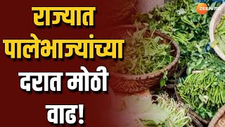 Vegetable price Hike  पालेभाज्यांचे दर कडाडले किरकोळ बाजारात कोथिंबिरीची जुडी 50 ते 60 रुपये [upl. by Peters]