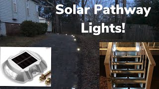 JACKYLED Solar lights Review Weatherproof Walkway Dock Driveway Solar Light For Street [upl. by Ellehcil]