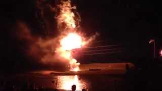 Fireworks Explosion July Fourth  Fort Worth Texas [upl. by Fletch]