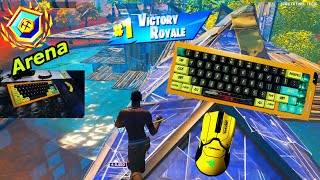 700 Custom Keyboard ASMR Chill🤩Arena Gameplay Fortnite 240 FPS Smooth 4K [upl. by Anyrak]