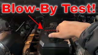 59l Cummins Blow By Test  Is Your Engine In Trouble Find Out Now [upl. by Adnilra]