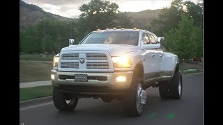 Colorado lifted scene 3500 RAM Dually on 24s American Force Wheels [upl. by Eenehs]